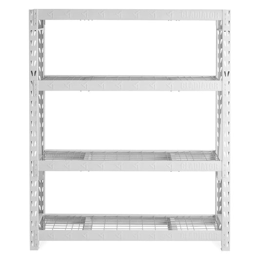 60" Wide Heavy Duty Rack with Four 18" Deep Shelves