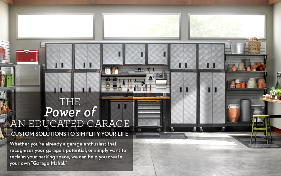 Gladiator Storage Cabinets, Work Surfaces and Wall Mounted Shelving