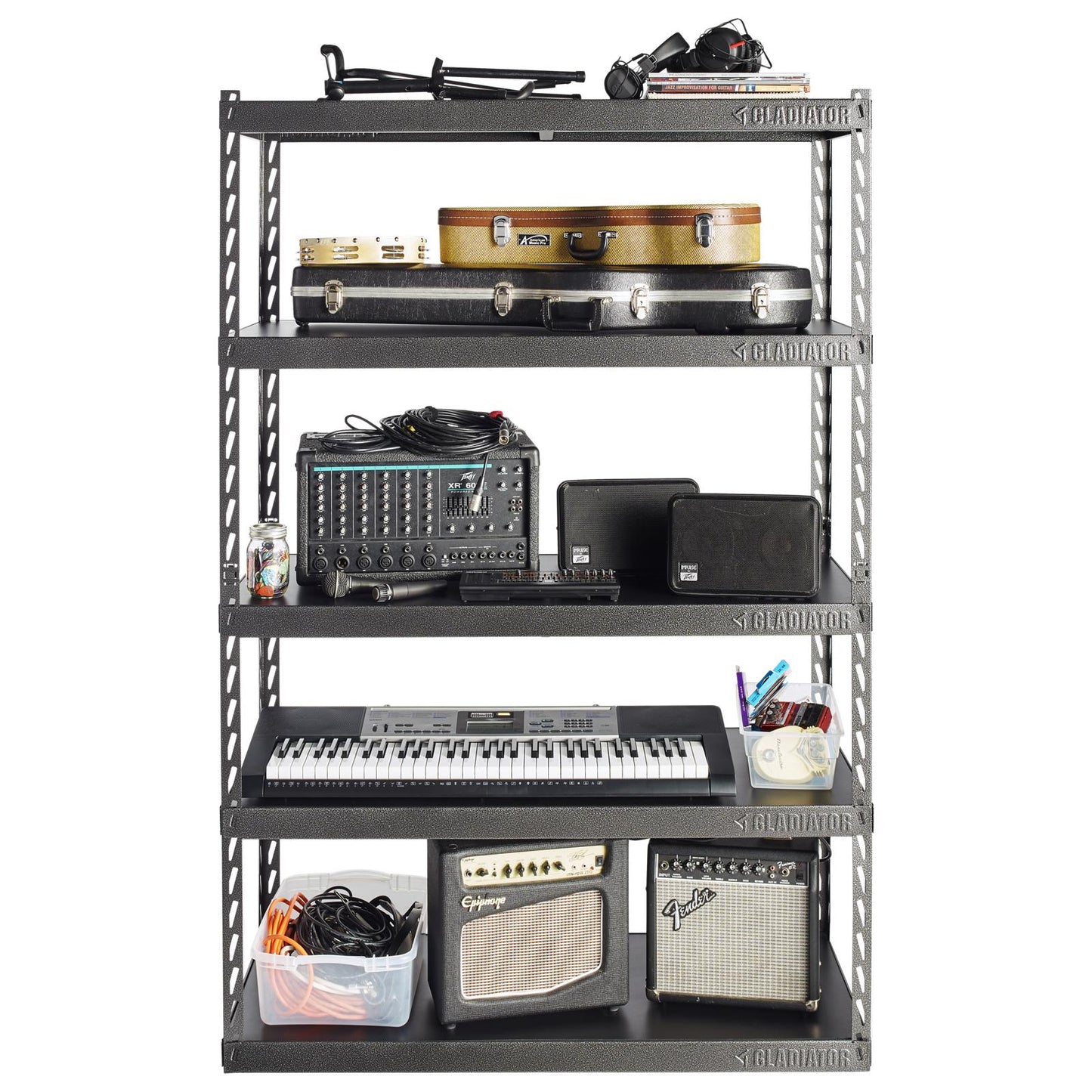 48" Wide EZ Connect Rack with Five 18" Deep Shelves