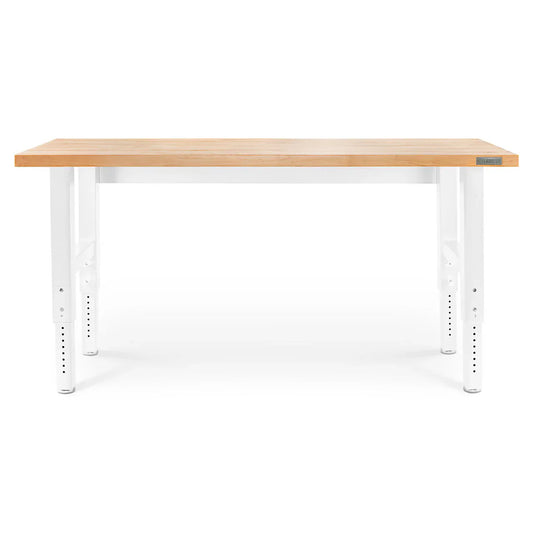 6' Adjustable Height Hardwood Workbench