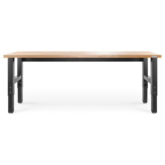 8' Adjustable Height Hardwood Workbench
